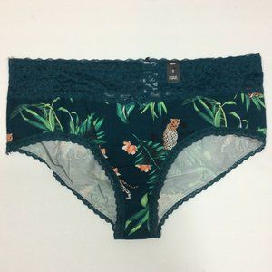 Torrid Plus Women's Jungle Print Lace‎ Cheeky Panty